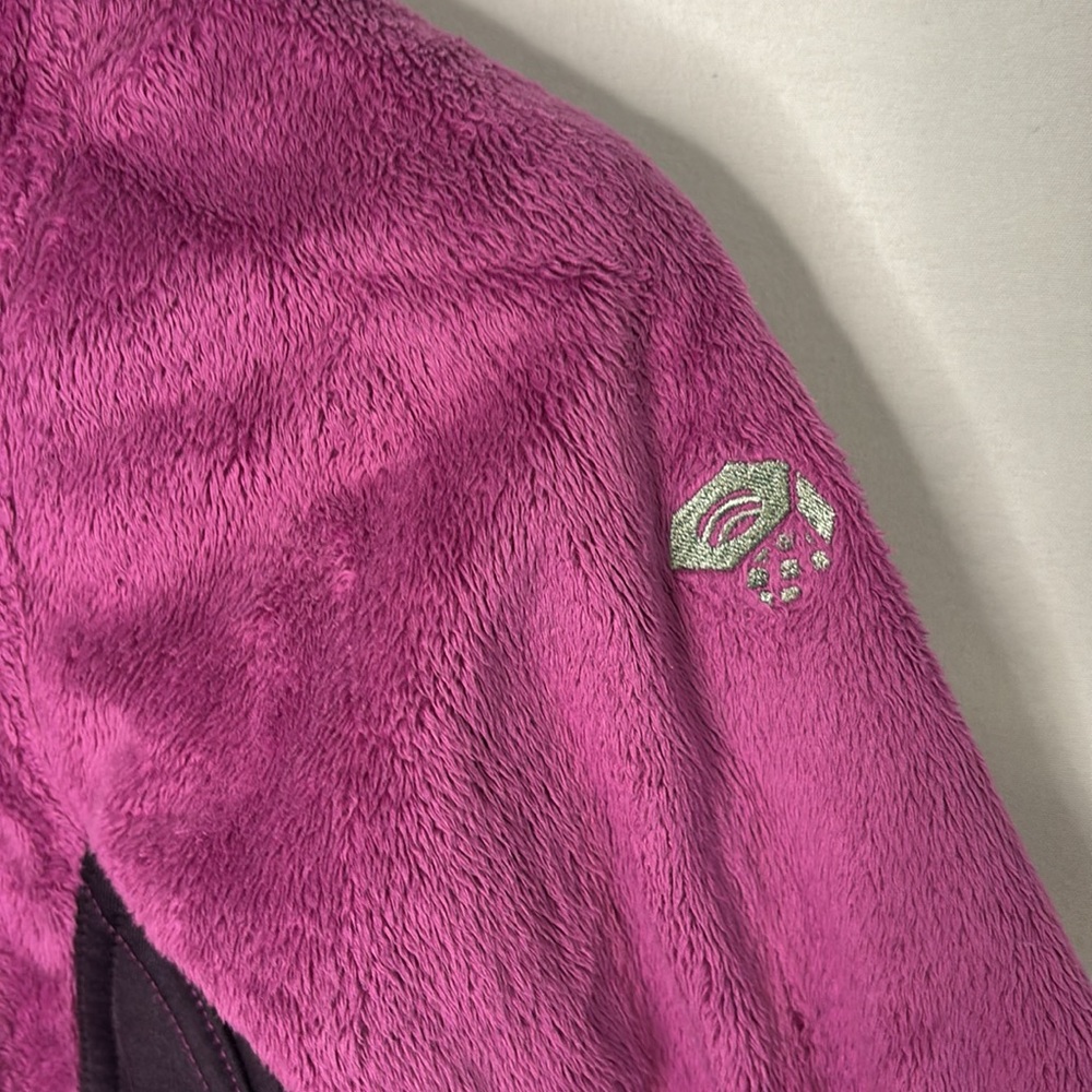 Mountain Hardware Zip Front Purple Fleece Jacket Size Women's XS - Picture 3 of 8